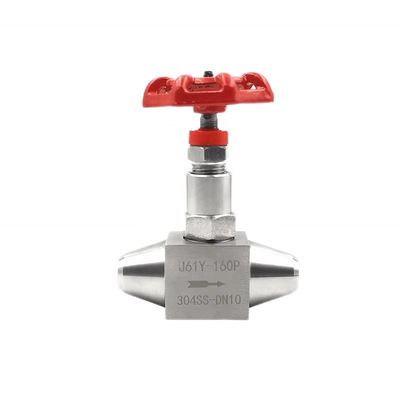 Válvula de agulha forjada SS304 316 316L J61W/H PN10/PN16/PN25 Prata