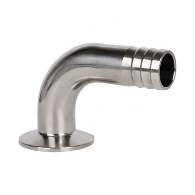 SS304L/SS316L Ferro inoxidável sanitário de 90 graus para equipamentos químicos