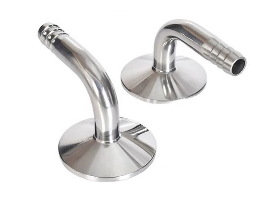 SS304L/SS316L Ferro inoxidável sanitário de 90 graus para equipamentos químicos