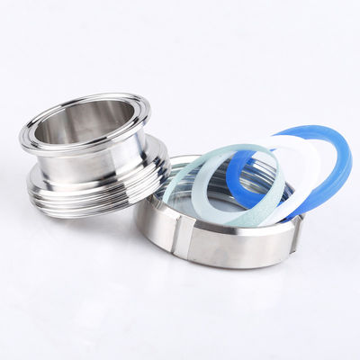 Suporte personalizado ODM aço inoxidável sanitário 304/316L Tri Clamp Union Sight Glass
