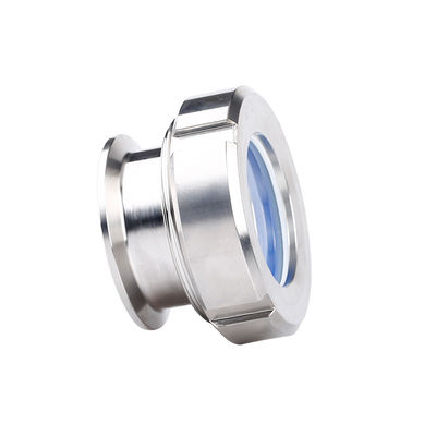 Suporte personalizado ODM aço inoxidável sanitário 304/316L Tri Clamp Union Sight Glass