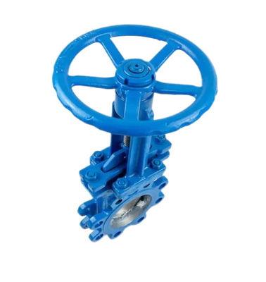 1/8"--4" Geral PN16 DN150 aço carbono lama faca válvula de porta para industrial