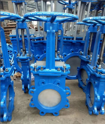 1/8"--4" Geral PN16 DN150 aço carbono lama faca válvula de porta para industrial