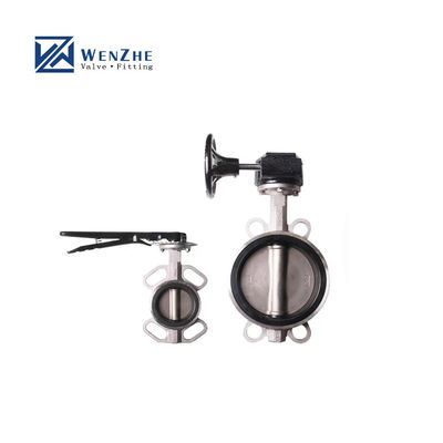 Valva de borboleta manual de ligação de soldagem de aço inoxidável sanitário SS304/316L D71X-16P