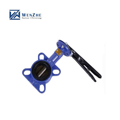 Valva de borboleta manual de ligação de soldagem de aço inoxidável sanitário SS304/316L D71X-16P