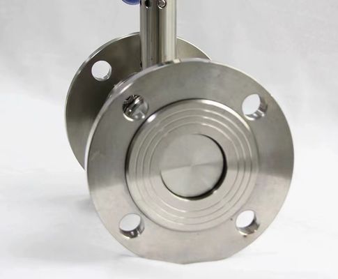 304 válvula de borboleta de soldadura sanitária com flange de pressão não negativa padrão forjada