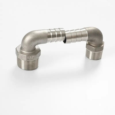 Suporte personalizado 304 Tubos de chuveiro de aço inoxidável com borda de tubulação e cotovelo de fio