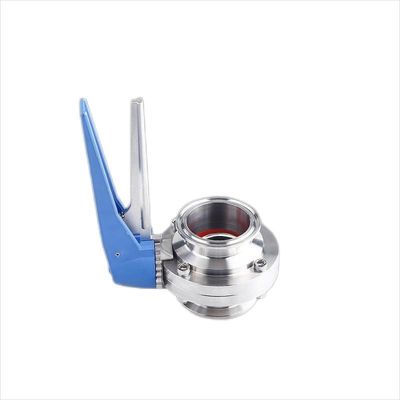 Válvula de borboleta com patinho Bill sanitário SS304/316L e Médio
