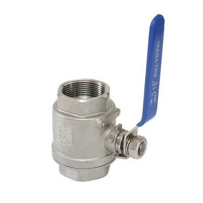 SS304 DN50 válvula de esfera de controlo manual de rosca feminina para aplicações de alta temperatura