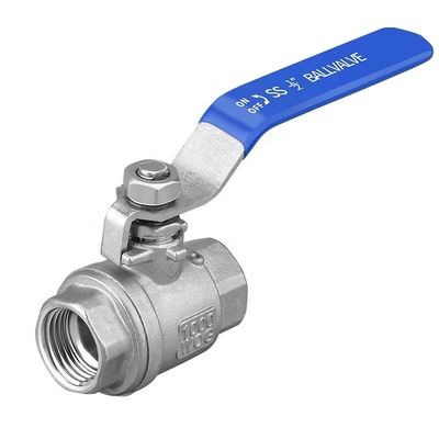 SS304 DN50 válvula de esfera de controlo manual de rosca feminina para aplicações de alta temperatura