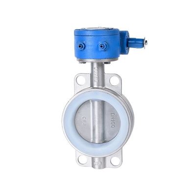 Válvula de borboleta de par de turbinas SS304/316L sanitária D371X-10/16P para função de parada de água