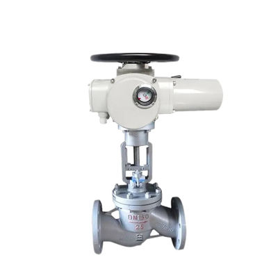 Válvula de globo acionada elétrica de várias voltas para controlo de ferro fundido WZ AC220 AC380V 660V