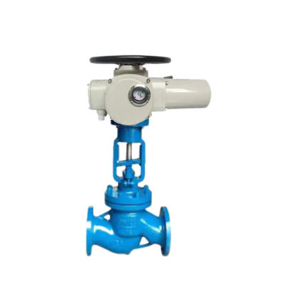 Válvula de globo acionada elétrica de várias voltas para controlo de ferro fundido WZ AC220 AC380V 660V