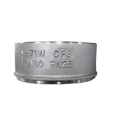 DN50-DN200 API 594 Wafer Tipo Silencioso CS Lift Check Valve H71W Com aço inoxidável