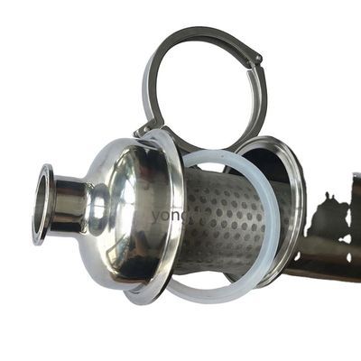 Sanitária Tri-clamp de aço inoxidável Filtro reto Peso KG 2 Condição Atraente