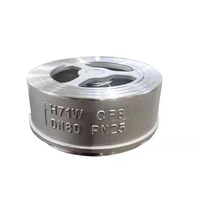 DN50-DN200 API 594 Wafer Tipo Silencioso CS Lift Check Valve H71W Com aço inoxidável