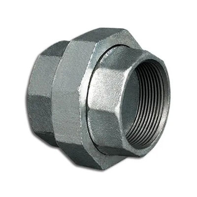 Acessórios de tubos de ferro maleável galvanizados padrão União para conexão feminina flexível