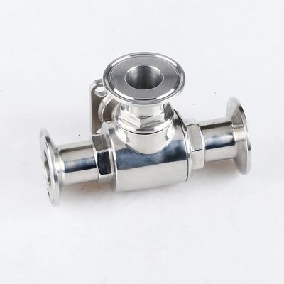 Válvula de bola flutuante de aço inoxidável para válvula de água de plataforma alta de três vias tipo T tipo L
