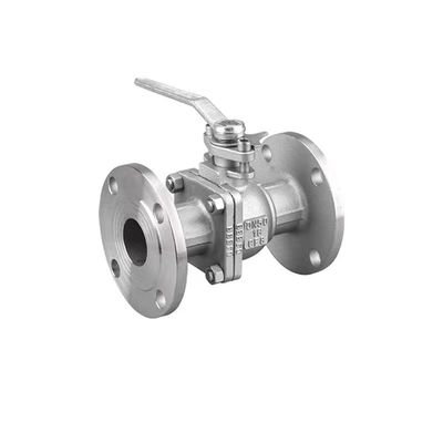 Valva de esfera de aço inoxidável de alta pressão com fundição durável e ligação de flanges