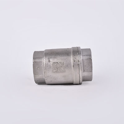 Finitura prateada 1/2''-3.0'' de aço inoxidável NPT BSP 201 304 válvula de verificação sem retorno