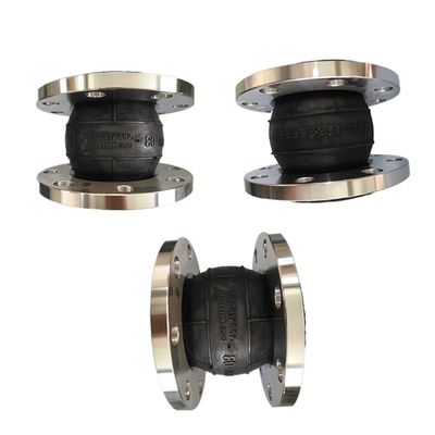 DN25-DN300 PN16 aço inoxidável 304 tubos de junta de flange borracha flexíveis e junta de expansão EPDM
