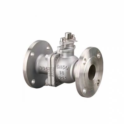 Valva de esfera de aço inoxidável de alta pressão com fundição durável e ligação de flanges