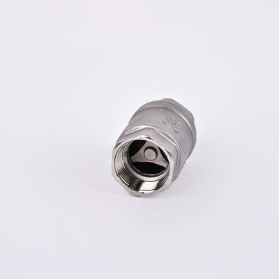 Finitura prateada 1/2''-3.0'' de aço inoxidável NPT BSP 201 304 válvula de verificação sem retorno
