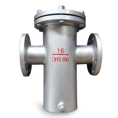 Filtro industrial de ligação de soldagem de aço inoxidável 316 para filtro de tubulação de grãos