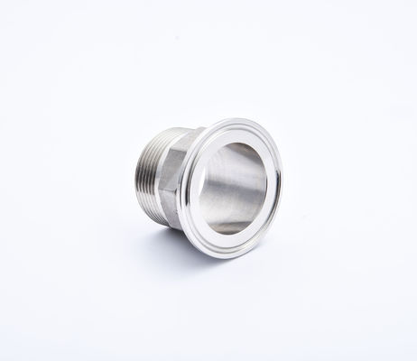 Homem Hexagônio de aço inoxidável sanitário 304 316L Ferrule de linha Tri Clamp Tube Fitting