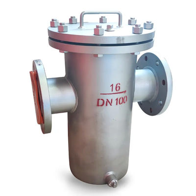Filtro industrial de ligação de soldagem de aço inoxidável 316 para filtro de tubulação de grãos