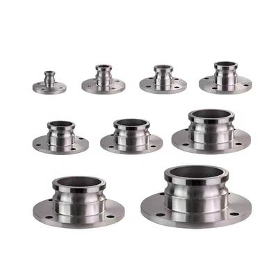 Acoplamento de camelo de tipo WZ SS 304 316 F versátil com terminação de flange