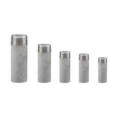 Peitos de aço inoxidável de cabeça redonda para encaixe de tubos 201/304/316 Fios masculinos Fêmeas