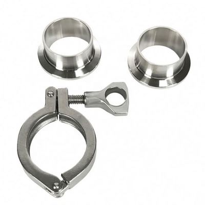 Código de cabeça redonda SS304 316L Acessórios sanitários para acessórios sanitários de tubos de aço inoxidável