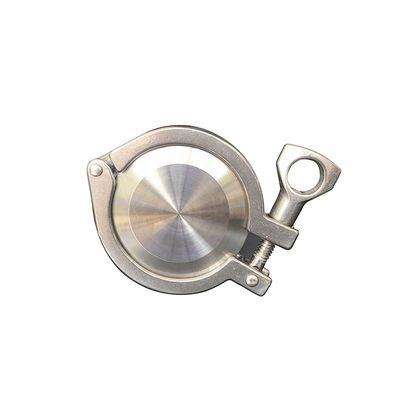Código de cabeça redonda personalizada higiênica 304/316L aço inoxidável 1.5 Tri Clamp Ferrule Cap final