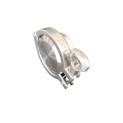 Código de cabeça redonda personalizada higiênica 304/316L aço inoxidável 1.5 Tri Clamp Ferrule Cap final