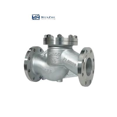 Válvula de controlo de elevação de flange de aço inoxidável prata 304 316 316L PN16 PN25 PN40 PN64 PN100