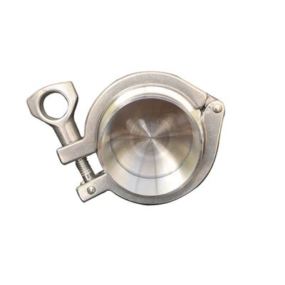 Código de cabeça redonda personalizada higiênica 304/316L aço inoxidável 1.5 Tri Clamp Ferrule Cap final
