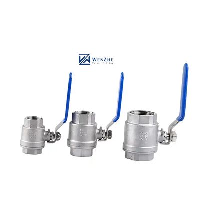 WZ aço inoxidável 201 1pc 2pc 3pc válvula de esfera 3A DIN NPT BSPT BSPP 1-1/4 para industrial