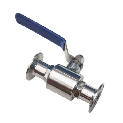 Indústria Química Sanitária de aço inoxidável Tri-clamp Ferrule Balão de válvula SS304L/SS316