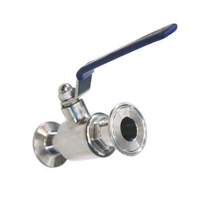 Indústria Química Sanitária de aço inoxidável Tri-clamp Ferrule Balão de válvula SS304L/SS316