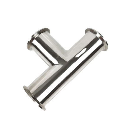 Conector de tubo de tee personalizado de aço inoxidável 304 316 Acessórios de tubos
