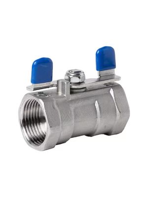 1/4''-4.0'' de aço inoxidável 1PC Borboleta Manobra Mini válvula de bola com fim de fio NPT BSPT