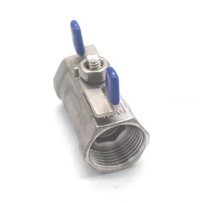 1/4''-4.0'' de aço inoxidável 1PC Borboleta Manobra Mini válvula de bola com fim de fio NPT BSPT