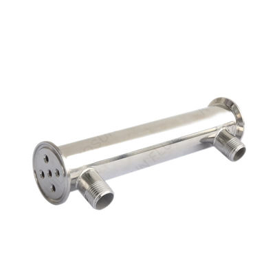 Código da cabeça cilíndrica de aço inoxidável 304 316 Tri-clamp deflegmator condensador de refluxo
