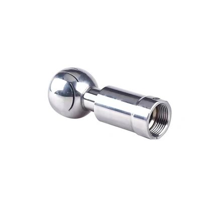 WZ SS 304 316 316L Tri Clamp Sanitary Hose Joint com 360 Rotary Cleaning Ball