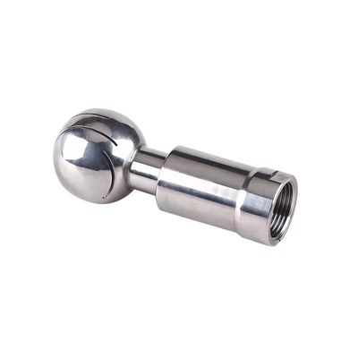 WZ SS 304 316 316L Tri Clamp Sanitary Hose Joint com 360 Rotary Cleaning Ball