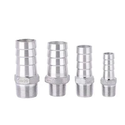Soldar acessórios de tubos de aço inoxidável para 201 304 316 SS304 SS316L Hex Hose Nipple