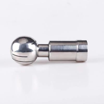 WZ SS 304 316 316L Tri Clamp Sanitary Hose Joint com 360 Rotary Cleaning Ball