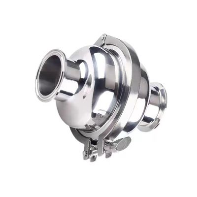 Código de cabeça cilíndrica Aço inoxidável 316 304 Filtro de esferas tri-clamp higiênico para WZ SS