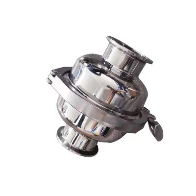 Código de cabeça cilíndrica Aço inoxidável 316 304 Filtro de esferas tri-clamp higiênico para WZ SS